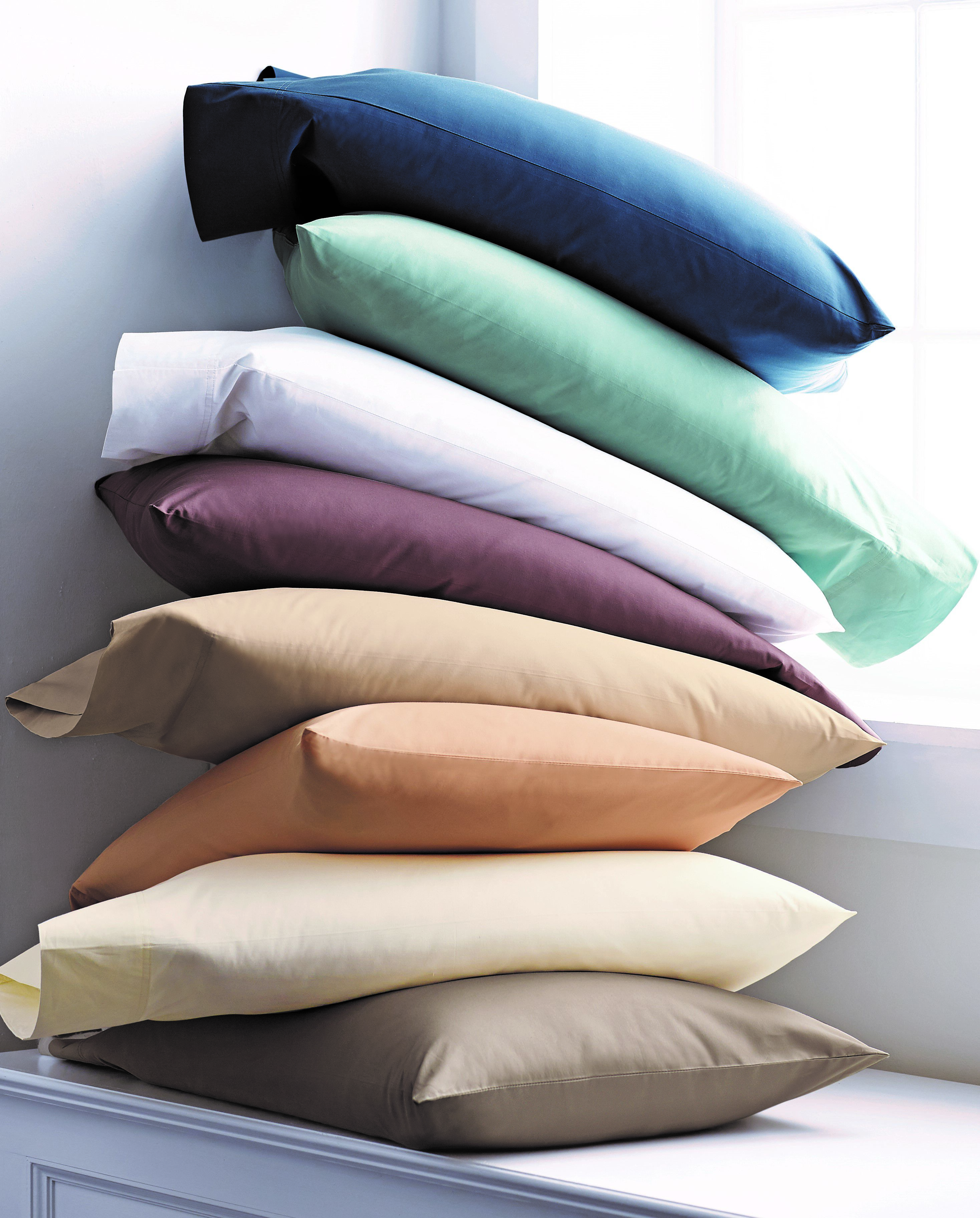Stack of Colorful Pillows
